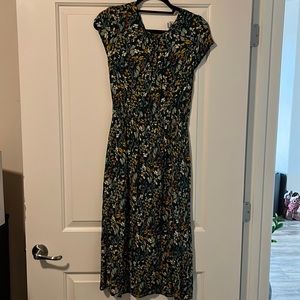 A New Day floral print midi dress